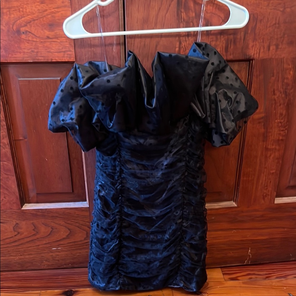 DO+BE Black Ruffled Dress